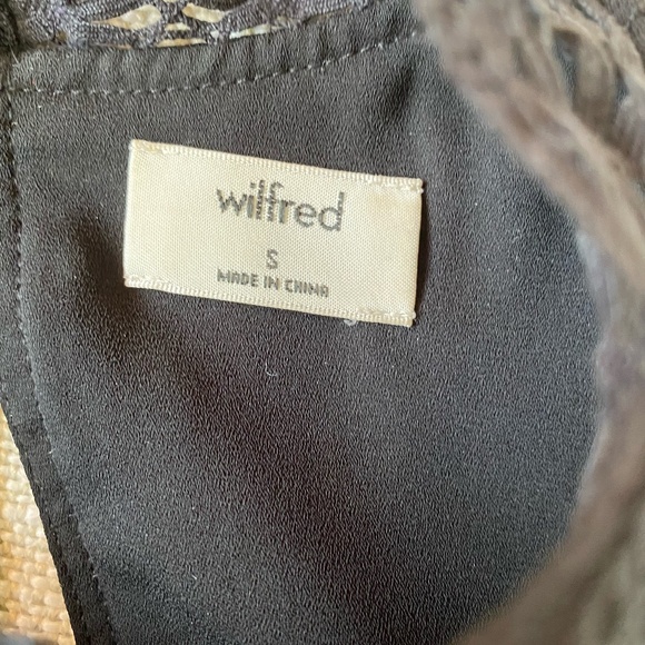 Wilfred Aritzia Black Long Sleeve Lace Party Event Holiday Dress- Sz-S - Picture 11 of 16